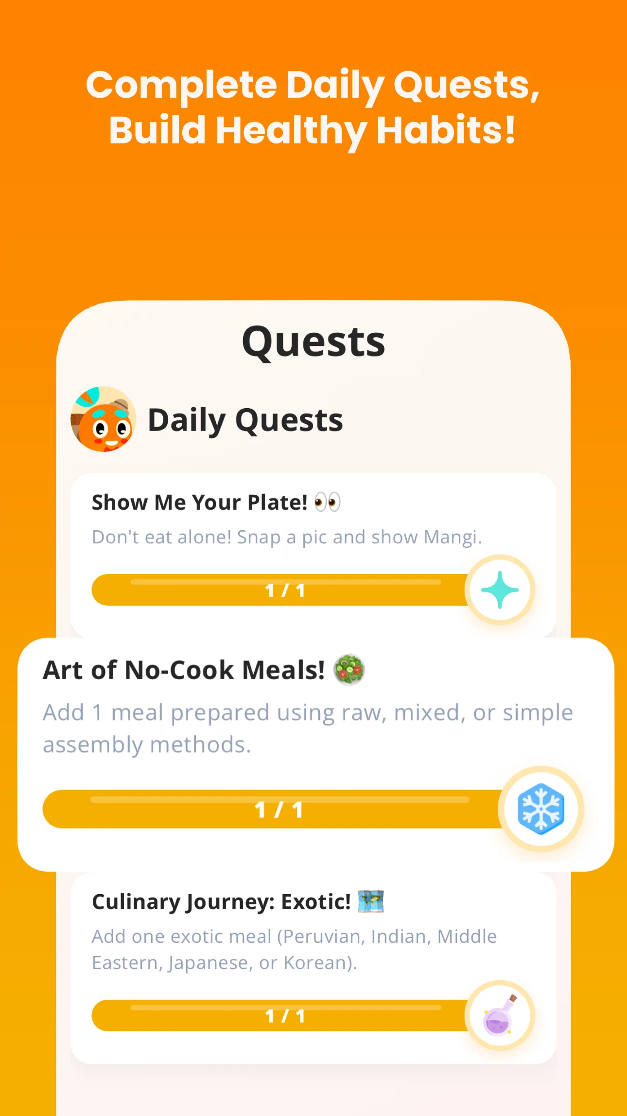 Mango Bites - Food Tracker screenshot